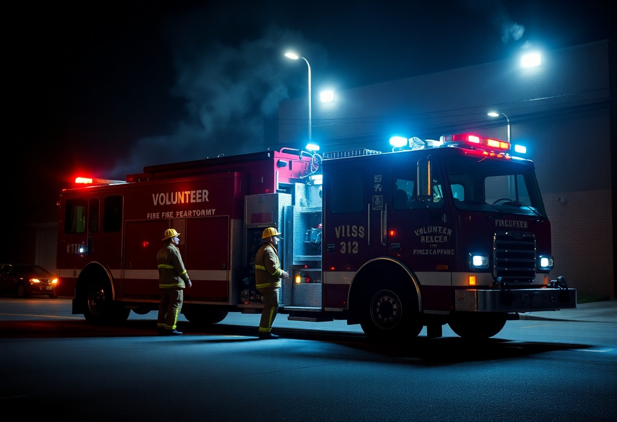 optimizing scene lighting for volunteer fire safety fve