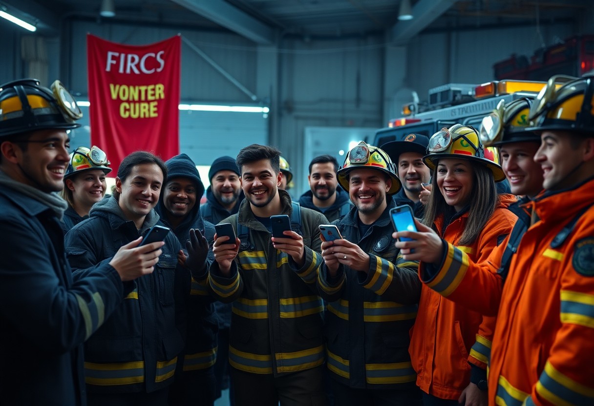engaging social media challenges for recruiting firefighters ivs