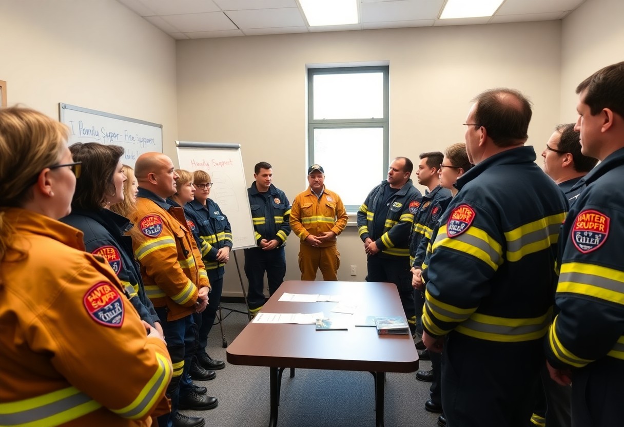 creating a family support network for firefighters sgs