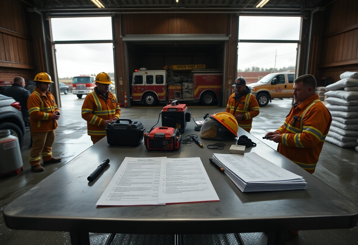 storm prep checklist for volunteer firefighters lrw
