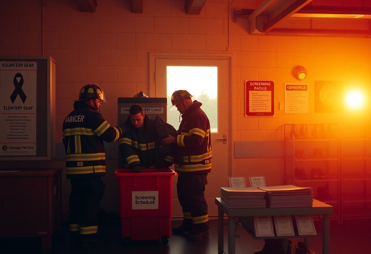 create safety and cancer awareness in volunteer fire departments nah